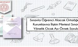 LGS Ocak Ayı Örnek Sorular TIKLA-İNDİR