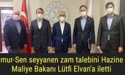 Memur-Sen seyyanen zam talebini Hazine ve Maliye Bakanı Lütfi Elvan'a iletti