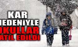 KAR TATİLİ OLAN İLLER