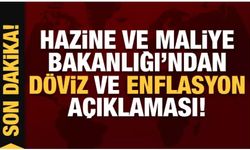 Hazine ve Maliye Bakanlığı'ndan döviz ve enflasyon açıklaması