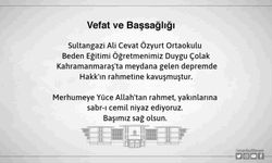 Duygu Öğretmen, Depremde Hayatını Kaybetti