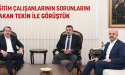 Memur Sen Genel Başkanı Ali YALÇIN, Bakan Yusuf TEKİN'e Acil Çözüm Bekleyen Sorunları İletti