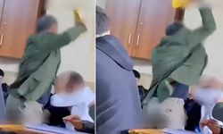 Kitapla öğrencisini döven öğretmeni hastanelik ettiler