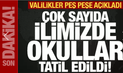 21 Şubat Cuma Kar Tatili Olan İLLER