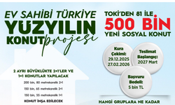 Yüzyılın Konut Projesi (500 000 Konut) 14 İL kura çekim tarihleri açıklandı!