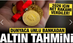 Dünyaca ünlü bankadan altın tahmini: Net rakamı verdiler!