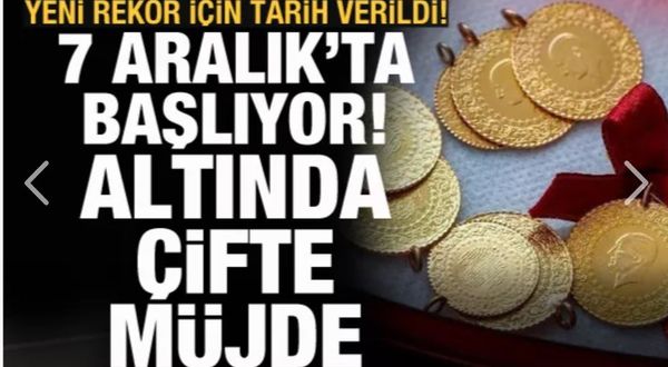 ALTIN İÇİN YENİ REKOR! İslam Memiş TARİH Verdi...