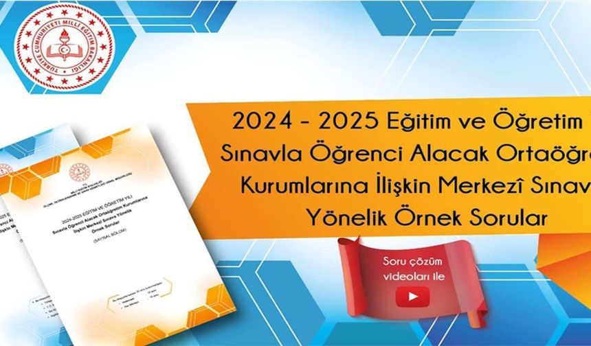 MEB, LGS Örnek Soruları Yayınladı ! TIKLA-İNDİR