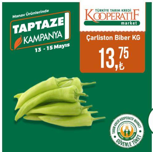 Tarım Kredi Marketlerinde ÖZEL İNDİRİM - 13 mayıs 15 Mayıs güncel indirimler