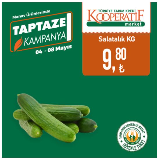 Tarım Kredi Marketlerinde ÖZEL İNDİRİM - 4 mayıs 8 Mayıs güncel indirimler