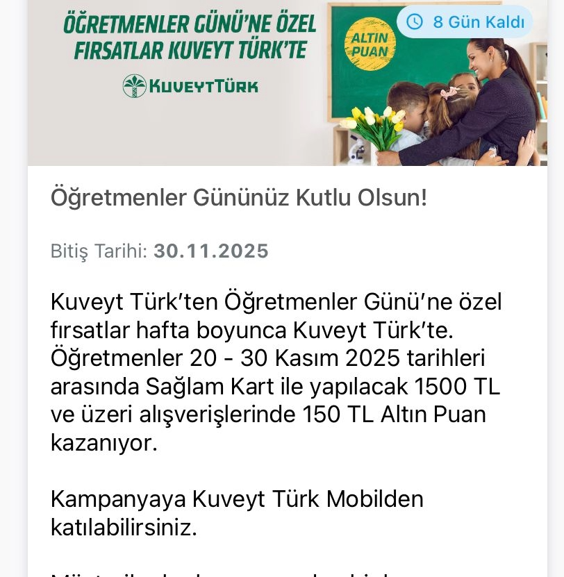 Ogretmenler Gunu Kampanya Indirim